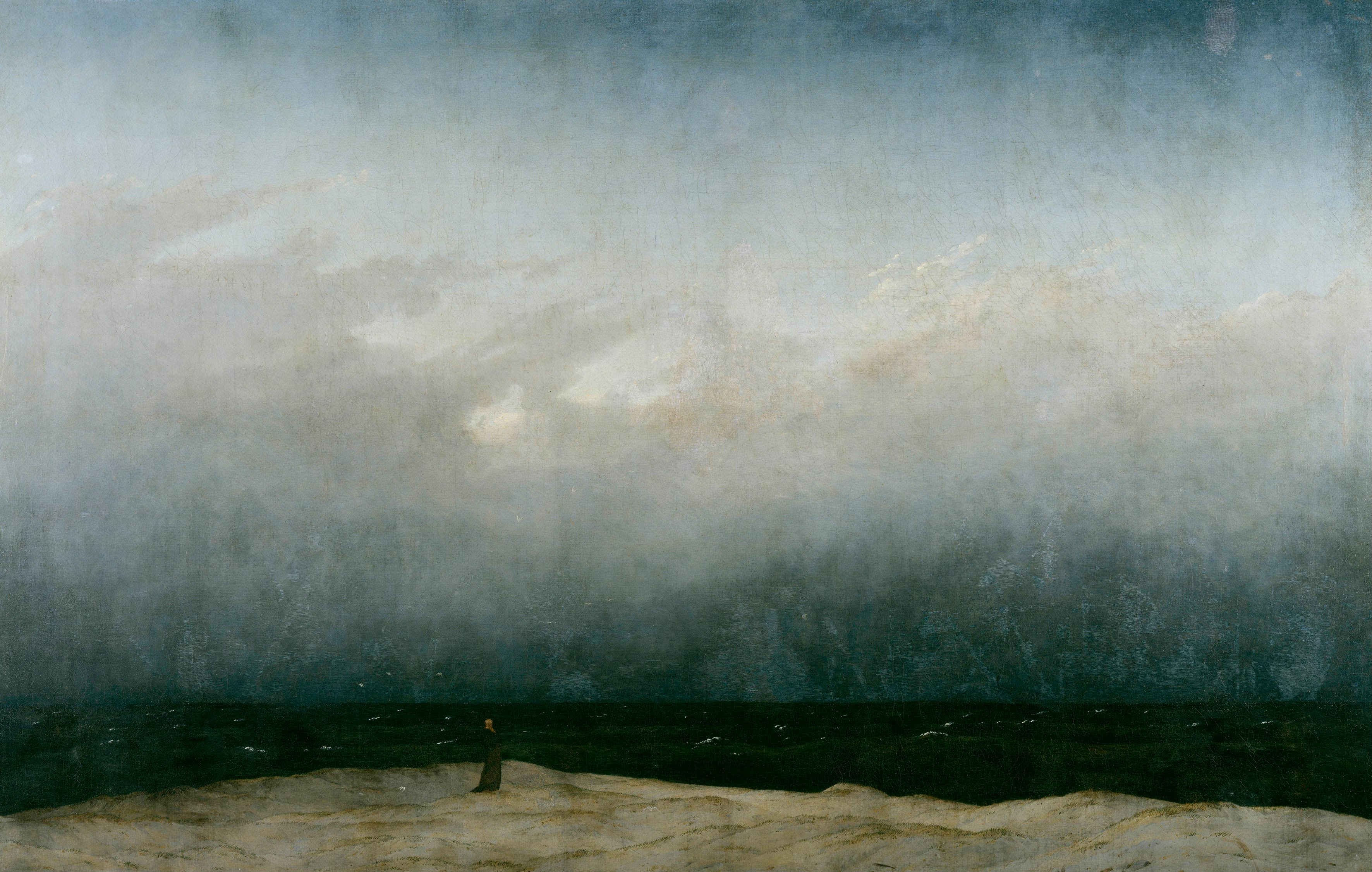 Caspar David Friedrich, Der Mönch am Meer, 1808–1810